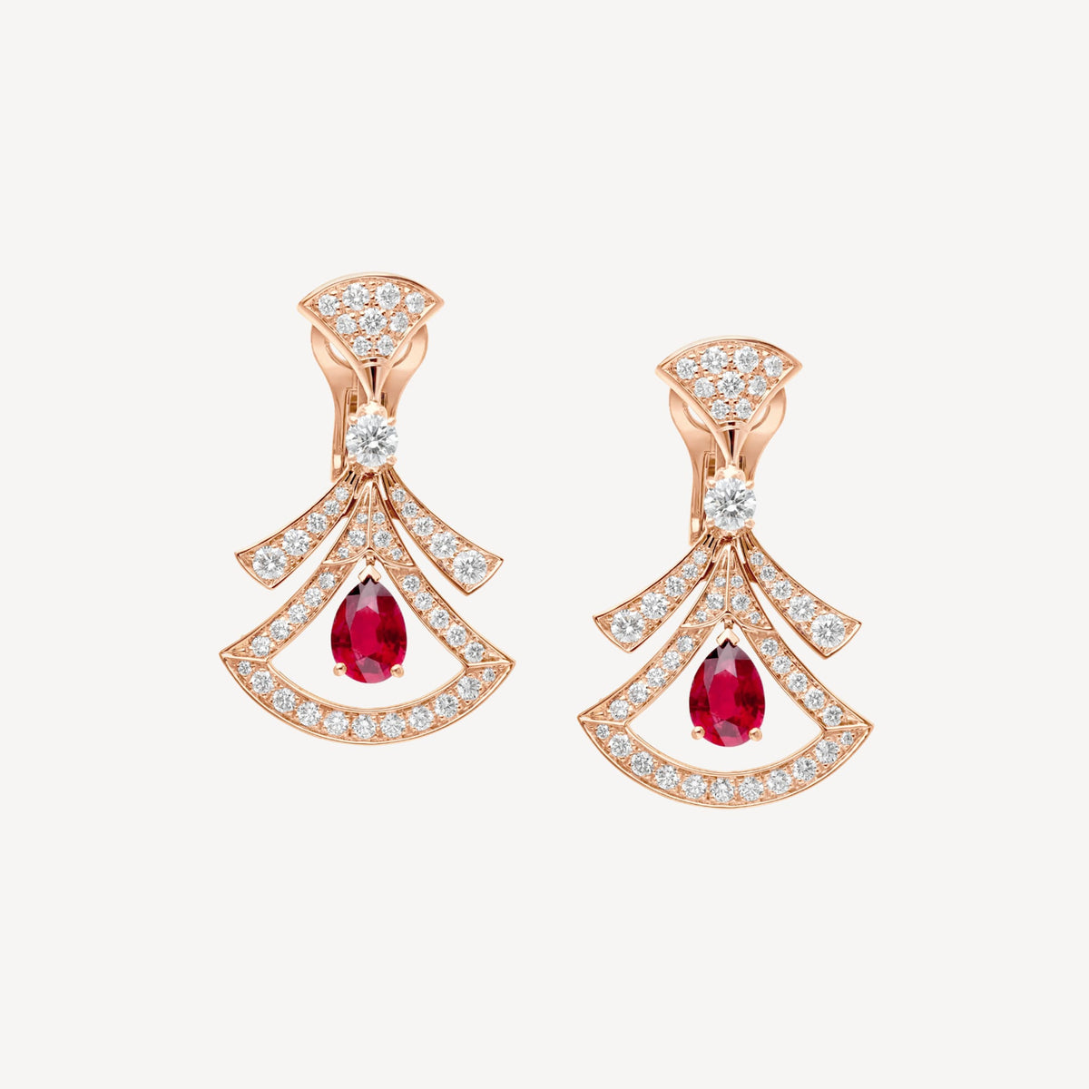 18K BVLGARI BVLGARI Dream Openwork Earrings